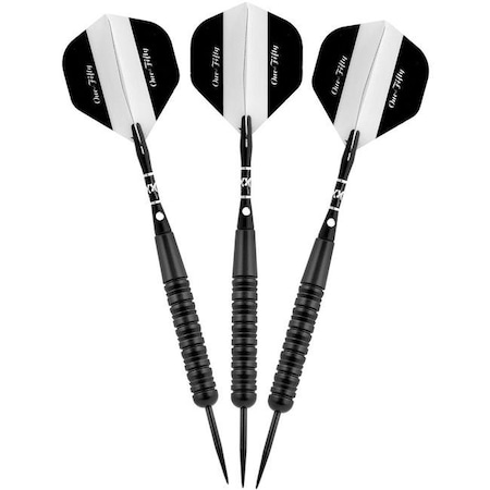 Elkadart Elkadart 22-0127-24 Black 150 Steel Tip Darts - 24 g 22-0127-24